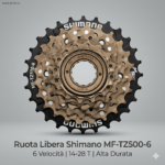 Ruota Libera Shimano Tourney MF-TZ500-6