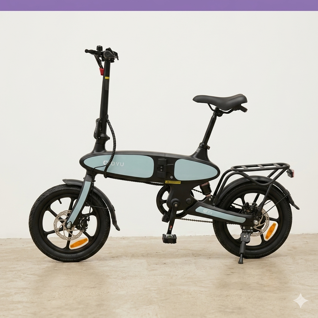 Gemini_Generated_Image_ovh89uovh89uovh8 DYU C2 16 Inch Full Folding Electric Bike - Image 1