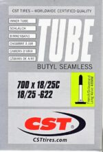 CST CYCLE INNERTUBES    (CST Presta 48 mm-roscada, cámara Unisex Adulto, Negro, 700 x 18/25) - Image 2
